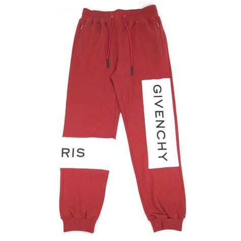 givenchy joggers red|Givenchy Men’s Designer Sweatpants & Joggers .